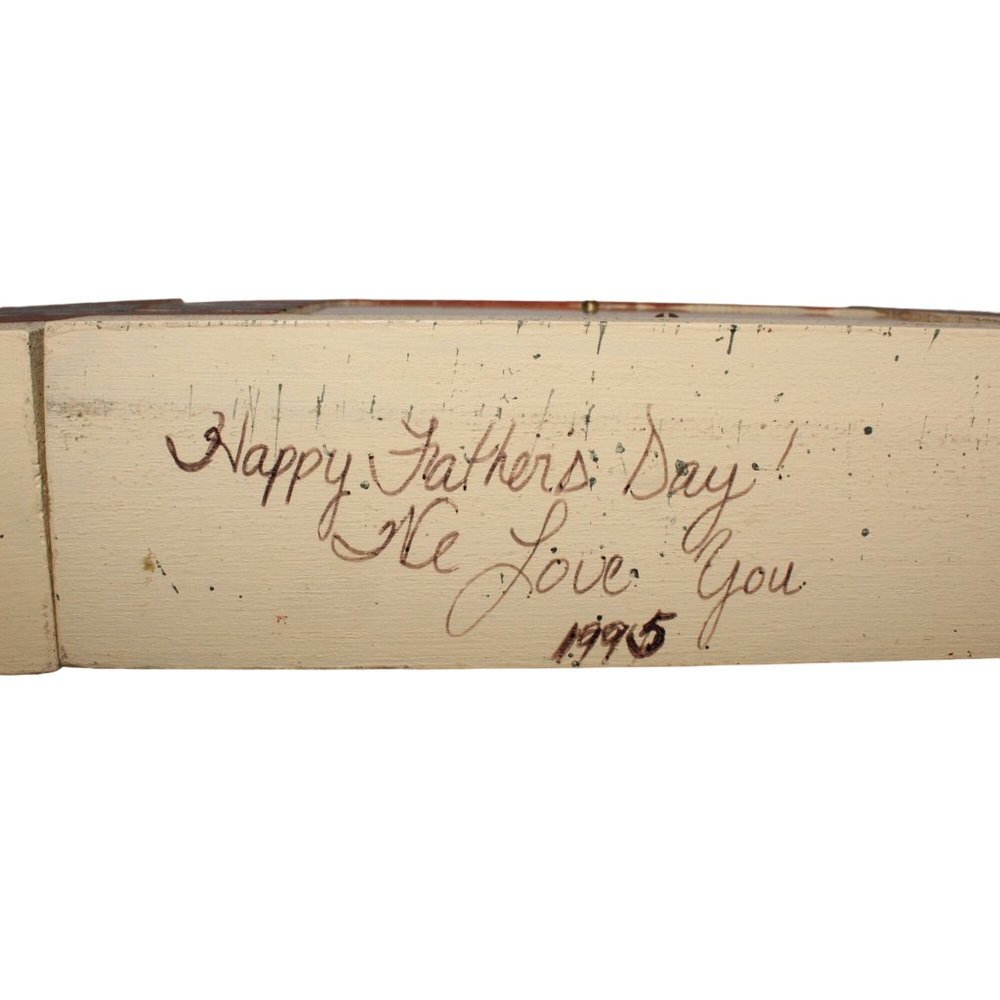 Vintage Handmade Hand Painted Mallard Duck Clear Sides Coin Money Piggy Bank - Picture 8 of 11